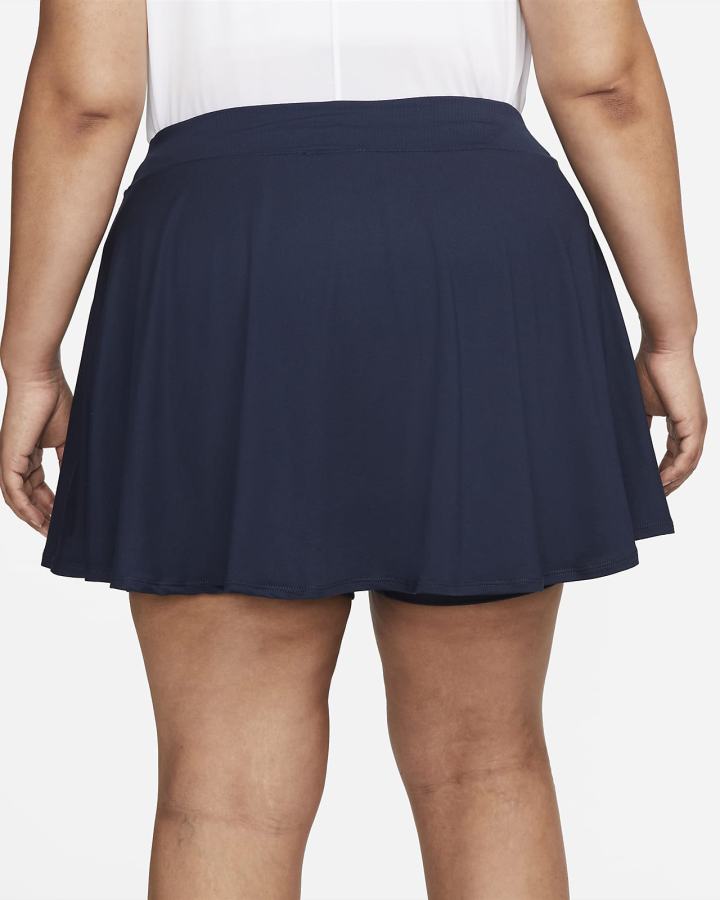 Falda Nike Court Dri-FIT Victory Flouncy Tennis (Plus Size) Mujer Obsidian Blancas | YPFSQ-9372