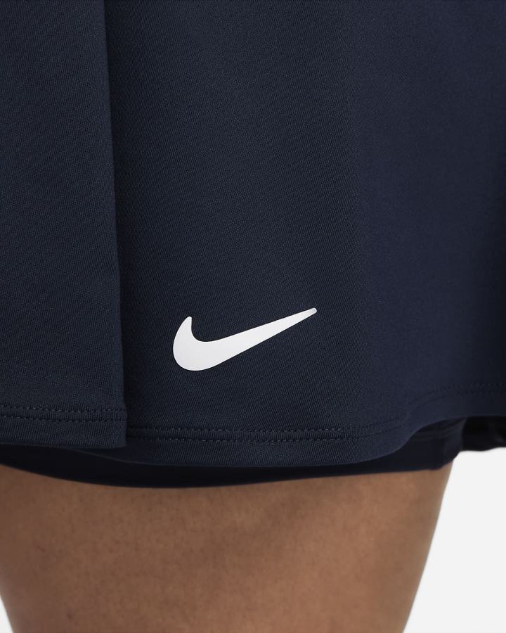 Falda Nike Court Dri-FIT Victory Flouncy Tennis (Plus Size) Mujer Obsidian Blancas | YPFSQ-9372