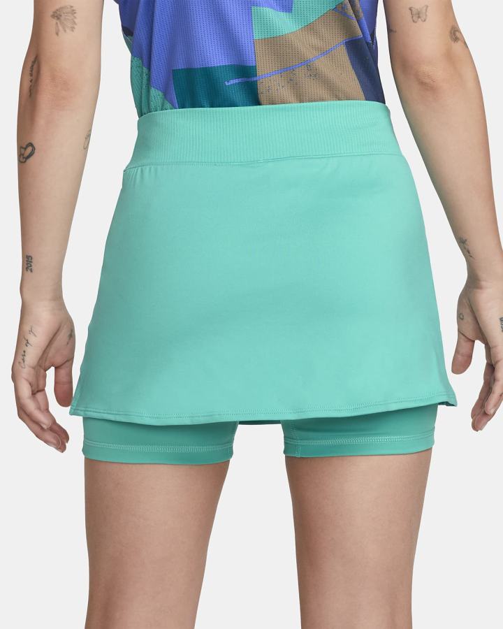 Falda Nike Court Dri-FIT Victory Tennis Mujer Turquesa Blancas | FXZUJ-5438