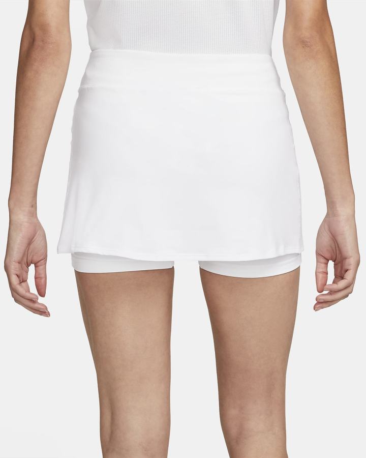 Falda Nike Court Dri-FIT Victory Tennis Mujer Blancas Negras | PTMWZ-7162