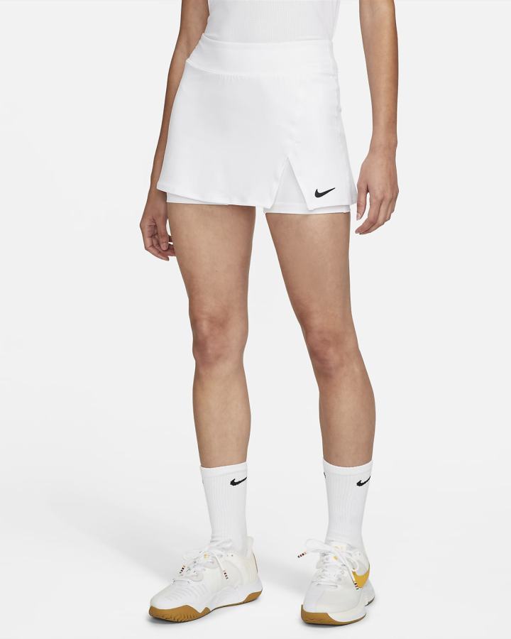 Falda Nike Court Dri-FIT Victory Tennis Mujer Blancas Negras | PTMWZ-7162