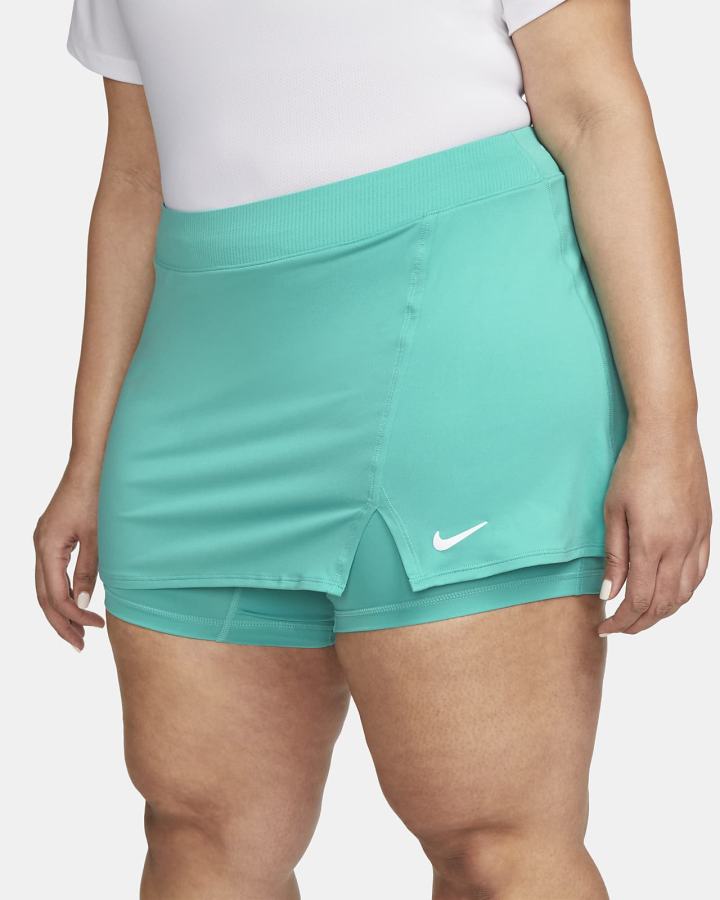 Falda Nike Court Dri-FIT Victory Tennis Mujer Turquesa Blancas | QZSWH-4910