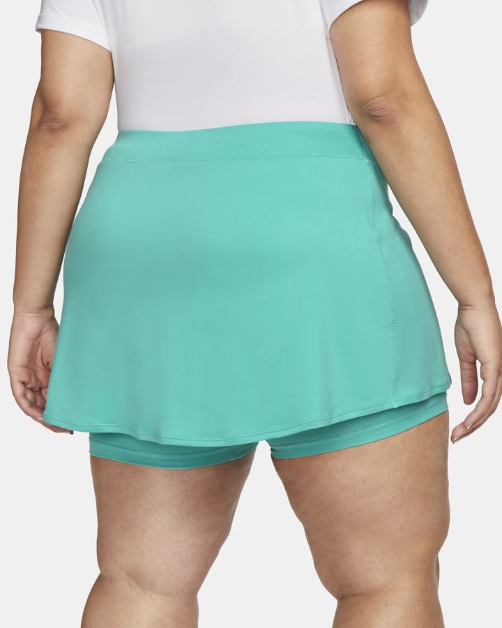 Falda Nike Court Dri-FIT Victory Tennis Mujer Turquesa Blancas | QZSWH-4910