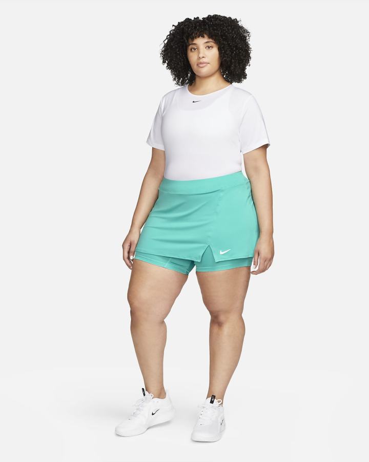 Falda Nike Court Dri-FIT Victory Tennis Mujer Turquesa Blancas | QZSWH-4910