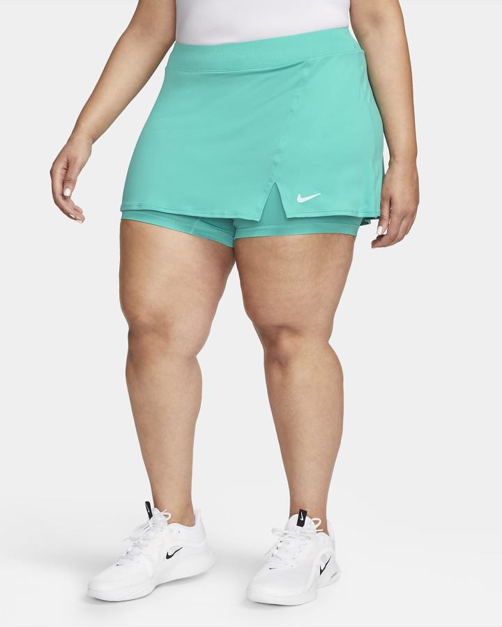 Falda Nike Court Dri-FIT Victory Tennis Mujer Turquesa Blancas | QZSWH-4910