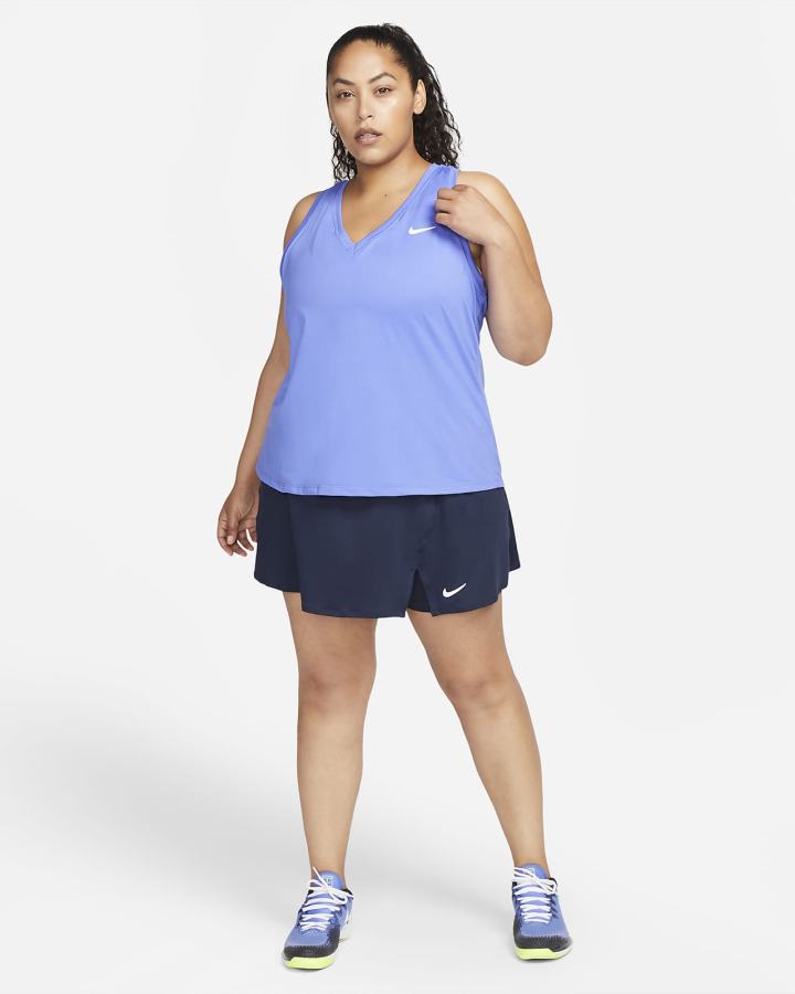 Falda Nike Court Dri-FIT Victory Tennis Mujer Obsidian Blancas | WDMNK-1708