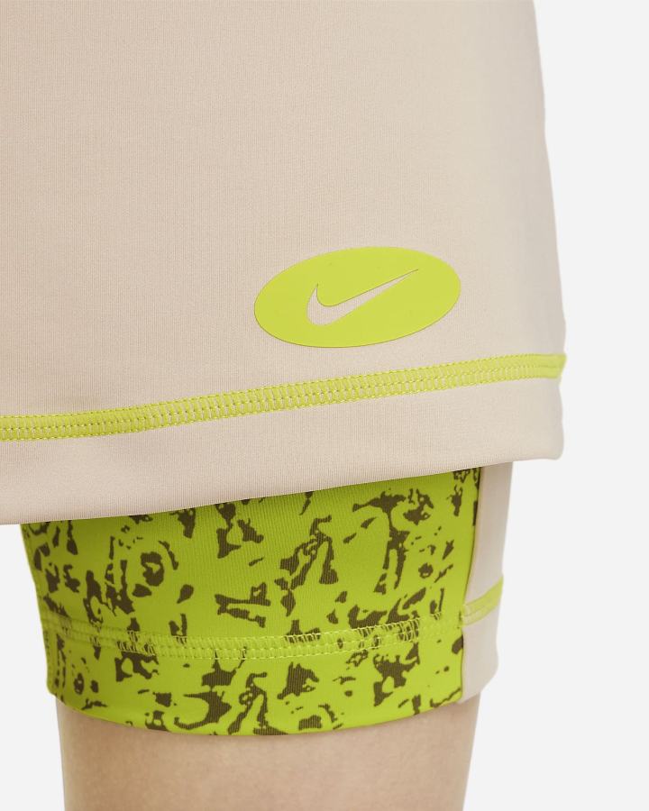 Falda Nike Dri-FIT Icon Clash Kids 2-in-1 Training Niña Verde | KSZFG-2103