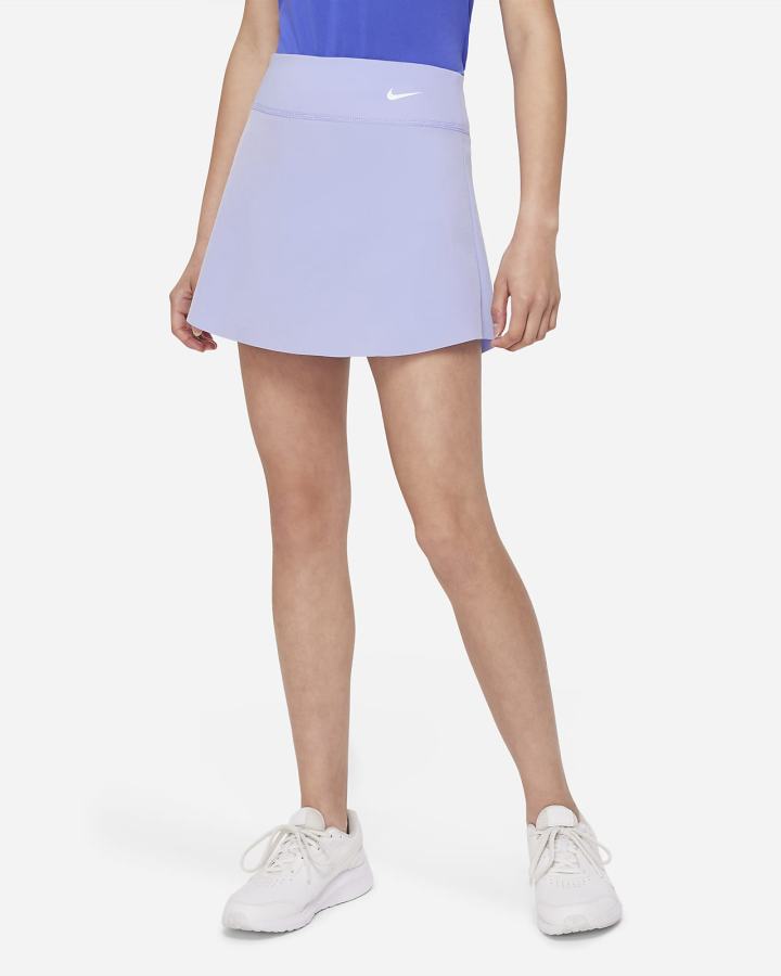 Falda Nike Dri-FIT One Kids Training Niña Blancas | JUKZQ-8130