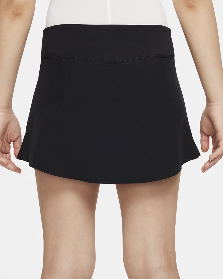 Falda Nike Dri-FIT One Kids Training Niña Negras Blancas | KEQYR-4310