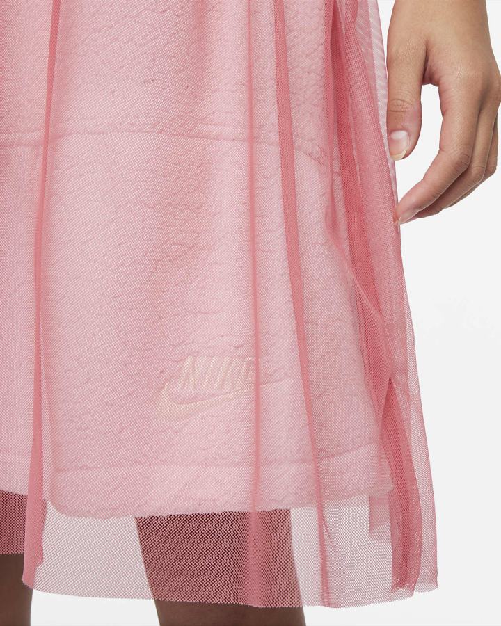 Falda Nike Sportswear Icon Clash Kids Niña Rosas | XEVUS-0925