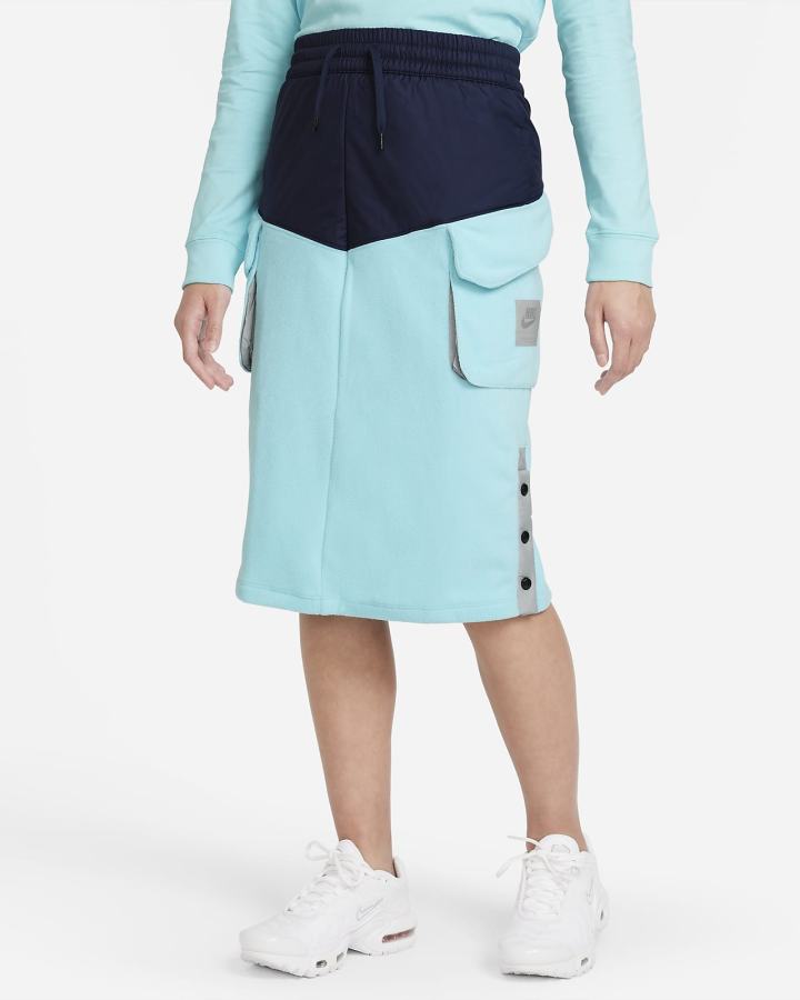 Falda Nike Sportswear Kids Niña Azules Gris Claro | OGKNL-7534