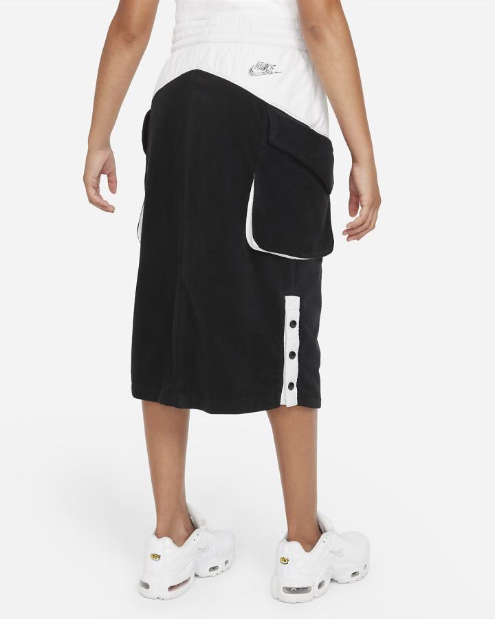 Falda Nike Sportswear Kids Niña Negras Blancas | SFCVJ-2798
