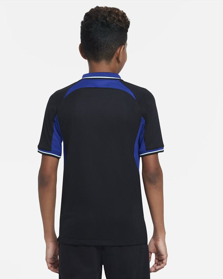 Jersey Nike Atlético Madrid 2022/23 Stadium Away Kids Dri-FIT Soccer Niña Negras Azul Real Oscuro Azules | EASYC-4539