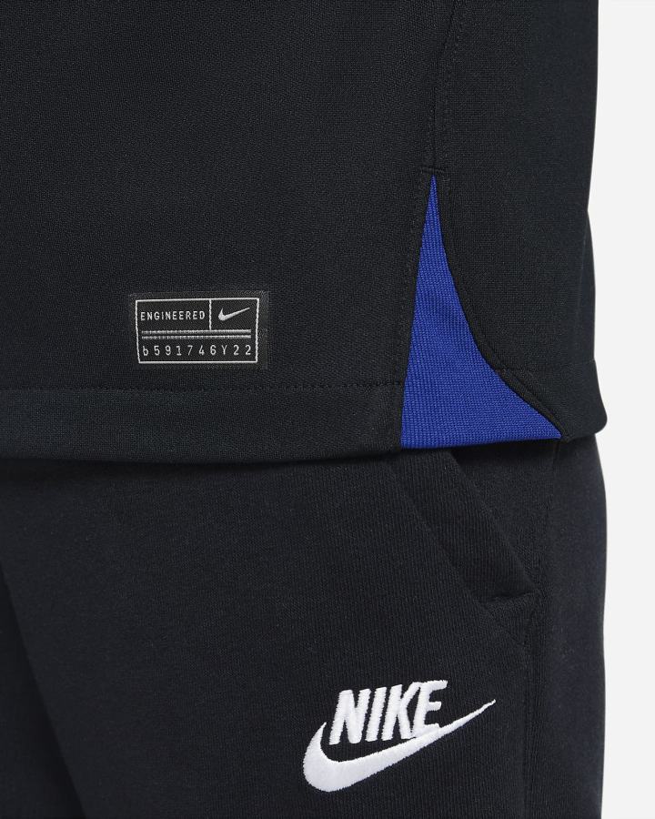 Jersey Nike Atlético Madrid 2022/23 Stadium Away Kids Dri-FIT Soccer Niño Negras Azul Real Oscuro Azules | FTRHK-2738