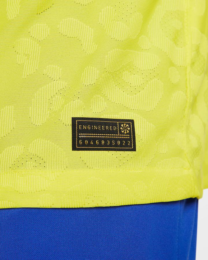 Jersey Nike Brazil 2022/23 Match Home Dri-FIT ADV Soccer Hombre Amarillo Verde Azules | WSZYM-7912