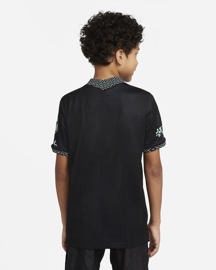 Jersey Nike Club América 2021/22 Stadium Third Kids Dri-FIT Soccer Niño Negras | PQEWX-1542