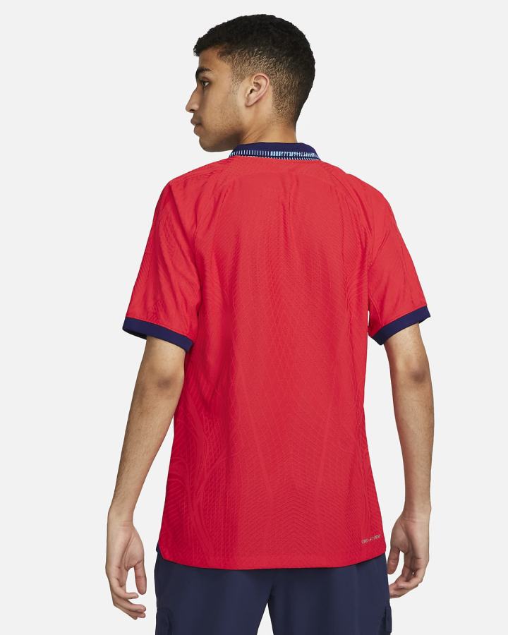 Jersey Nike England 2022/23 Match Away Dri-FIT ADV Soccer Hombre Rojas Azules | WRLUZ-5071