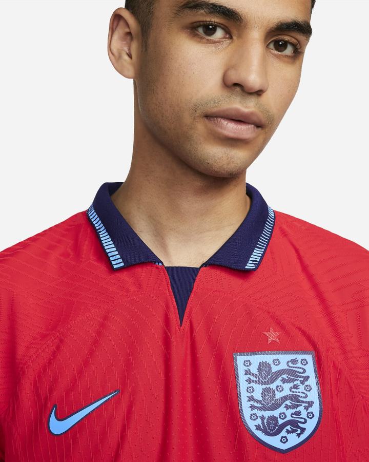 Jersey Nike England 2022/23 Match Away Dri-FIT ADV Soccer Hombre Rojas Azules | WRLUZ-5071