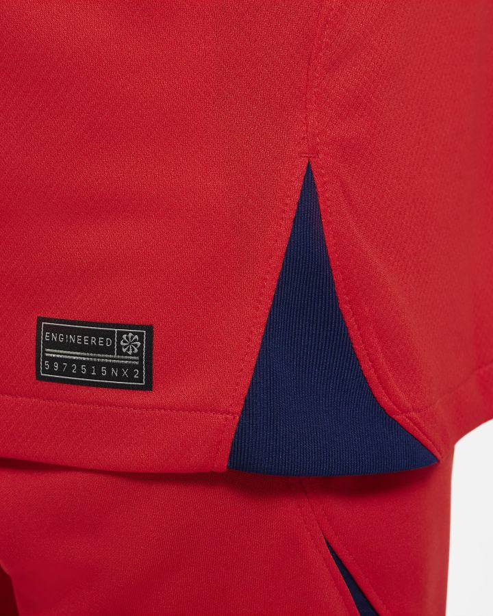 Jersey Nike England 2022/23 Stadium Away Kids Dri-FIT Soccer Niño Rojas Azules | HIOPC-2917