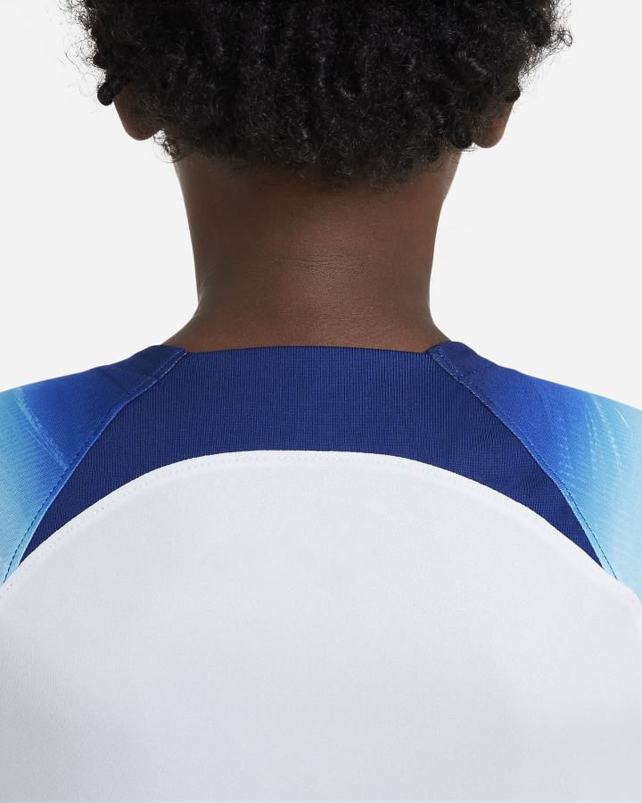 Jersey Nike England 2022/23 Stadium Home Kids Dri-FIT Soccer Niño Blancas Azules | BUYJA-3706
