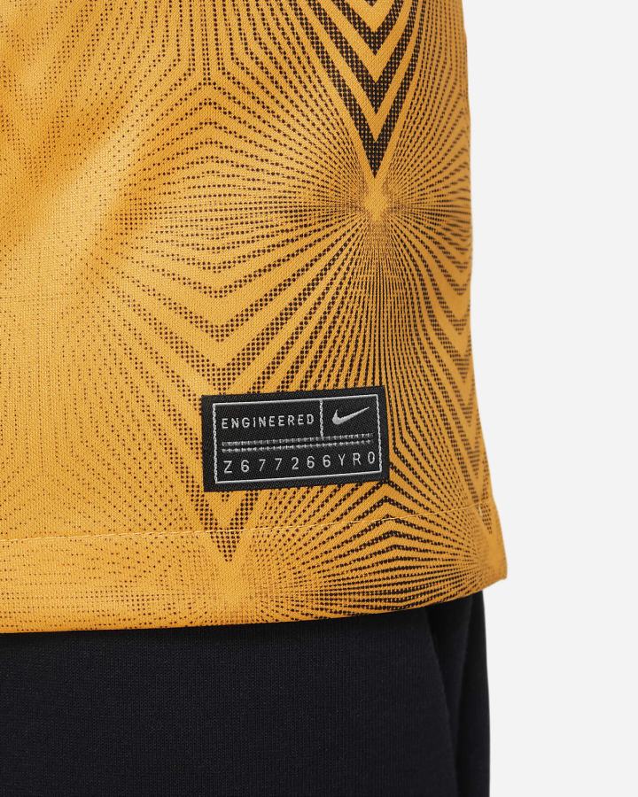 Jersey Nike Kaizer Chiefs F.C. 2022/23 Stadium Home Kids Dri-FIT Soccer Niño Negras | BYLNA-6082