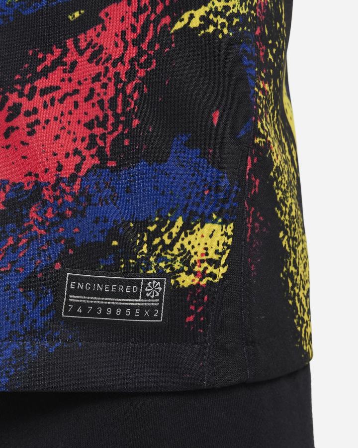 Jersey Nike Korea 2022 Stadium Away Kids Dri-FIT Soccer Niña Negras Blancas | PQYXN-7614