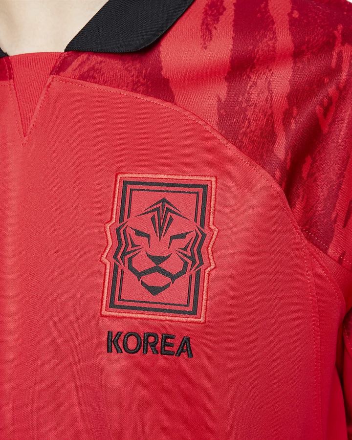 Jersey Nike Korea 2022 Stadium Home Dri-FIT Soccer Hombre Rojas Negras | ZTLXE-1684