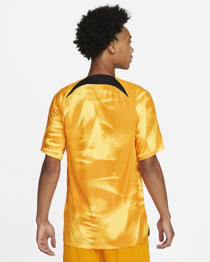 Jersey Nike Netherlands 2022/23 Match Home Dri-FIT ADV Soccer Hombre Naranjas Negras | TNWFH-4285