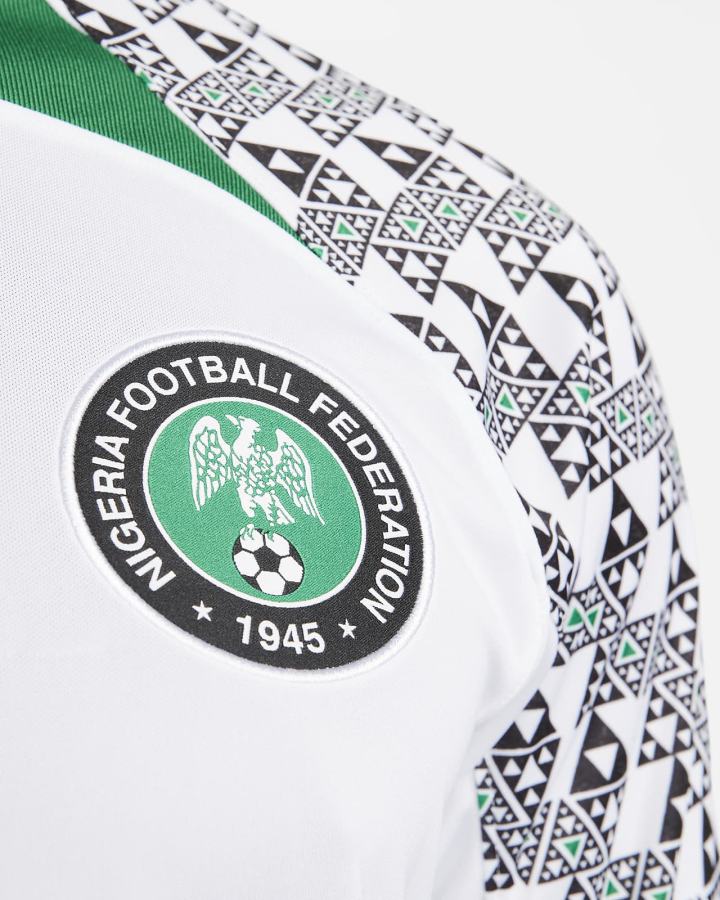 Jersey Nike Nigeria 2022/23 Stadium Away Dri-FIT Soccer Hombre Blancas Verde Oscuro Negras | SFMUW-3675
