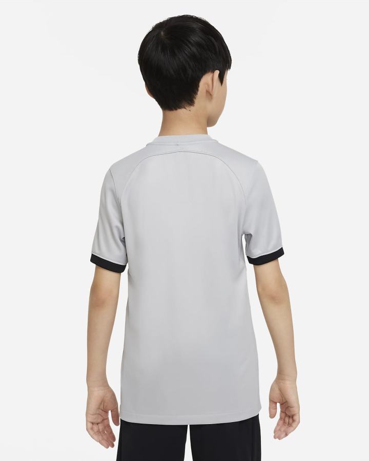 Jersey Nike Paris Saint-Germain 2022/23 Stadium Away Kids Dri-FIT Soccer Niño Gris Claro Negras | JERBZ-0319