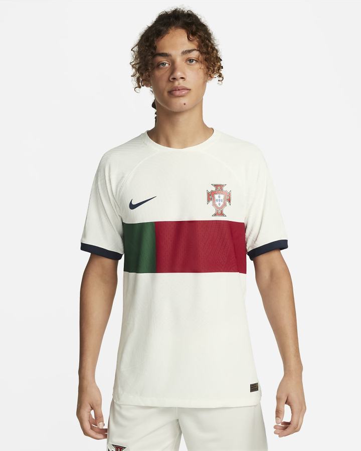 Jersey Nike Portugal 2022/23 Match Away Dri-FIT ADV Soccer Hombre Obsidian | RAIXN-0562