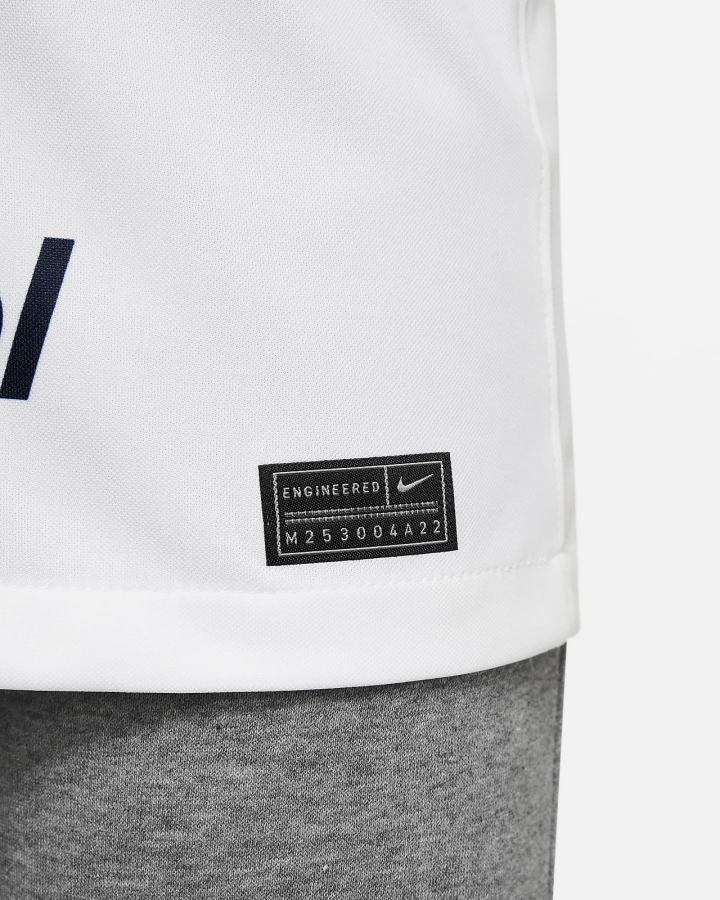 Jersey Nike Pumas UNAM 2022/23 Stadium Home Kids Dri-FIT Soccer Niño Blancas Obsidian | QCRXT-5924