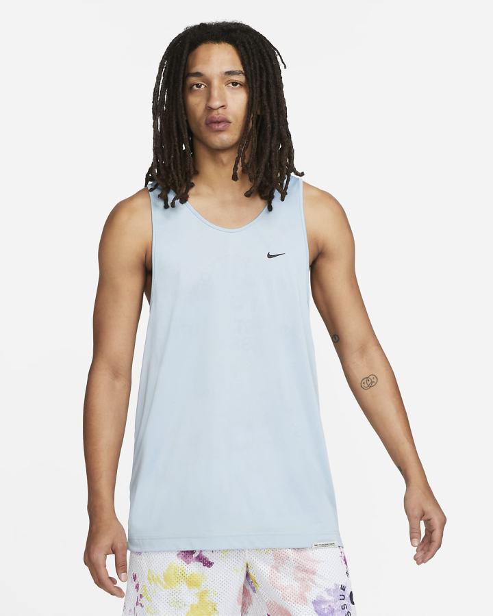 Jersey Nike Standard Issue Reversible Basketball Hombre Azules Negras | MHZNT-7492