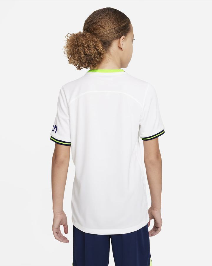 Jersey Nike Tottenham Hotspur 2022/23 Stadium Home Kids Dri-FIT Soccer Niño Blancas Azules | DAEMV-3572