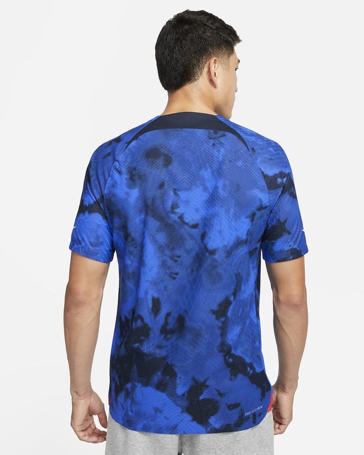 Jersey Nike U.S. 2022/23 Match Away Soccer Hombre Azules Claro Blancas | FBSGI-9062