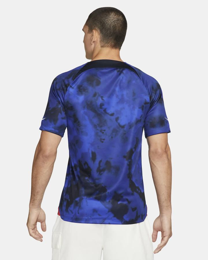 Jersey Nike U.S. 2022/23 Stadium Away Dri-FIT Soccer Hombre Azules Claro Blancas | IMXEO-7285