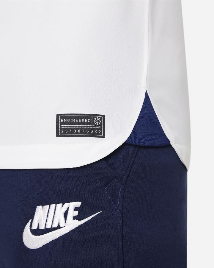 Jersey Nike U.S. 2022/23 Stadium Home Kids Dri-FIT Soccer Niño Blancas Azules | CQHJY-2906