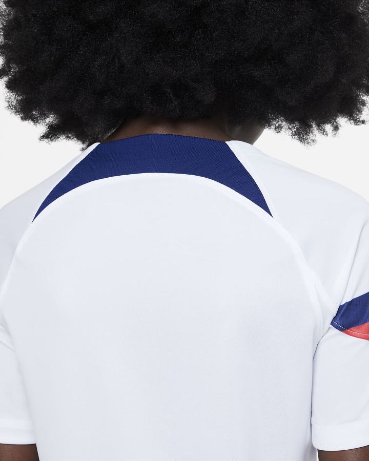 Jersey Nike U.S. 2022/23 Stadium Home Kids Dri-FIT Soccer Niño Blancas Azules | UMXKR-3647