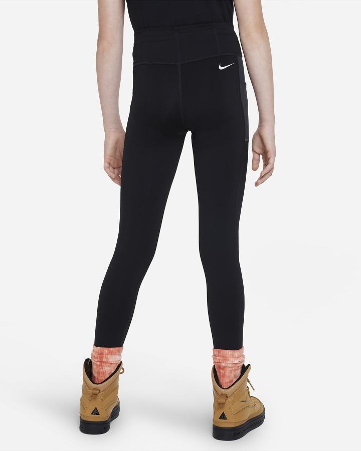 Leggins Nike ACG Dri-FIT One Kids Niña Negras Gris Oscuro | XVNOT-2739