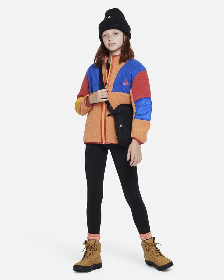 Leggins Nike ACG Dri-FIT One Kids Niña Negras Gris Oscuro | XVNOT-2739