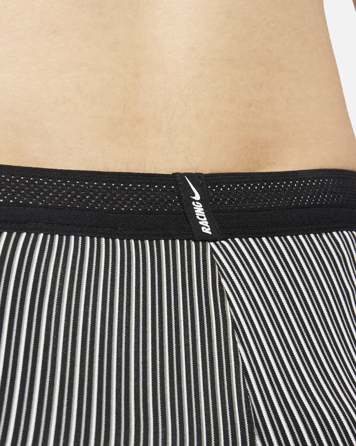Leggins Nike AeroSwift 1/2-Length Running Hombre Negras Gris Blancas | QZDSK-6435
