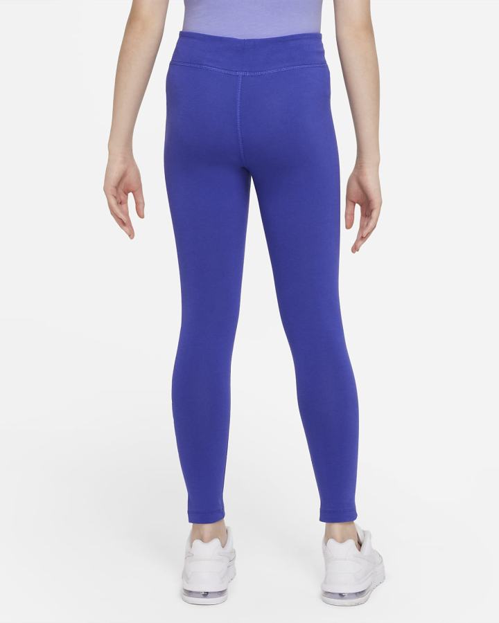 Leggins Nike Air Essential Kids Mid-Rise (Extended Size) Niña Azules | YUPIQ-5078