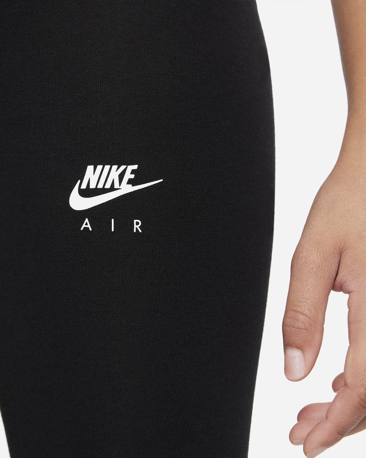 Leggins Nike Air Kids Niña Negras Blancas | YLNTW-8794