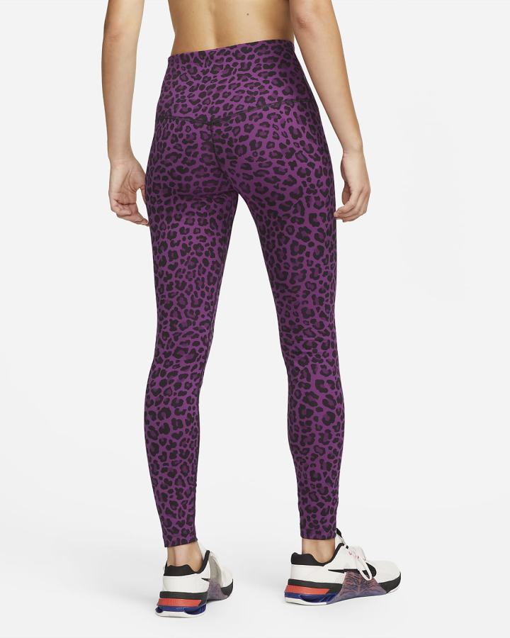 Leggins Nike Dri-FIT One High-Waisted Printed Mujer Blancas | AQCIN-5741