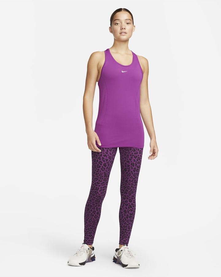 Leggins Nike Dri-FIT One High-Waisted Printed Mujer Blancas | AQCIN-5741