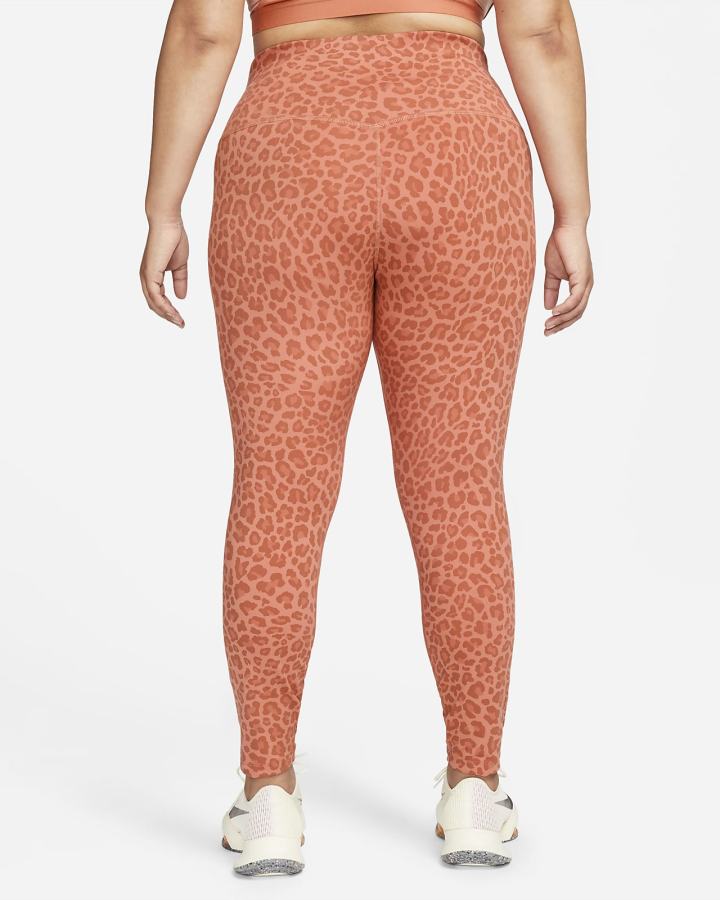 Leggins Nike Dri-FIT One High-Waisted Printed Mujer Blancas | CUHXV-7413
