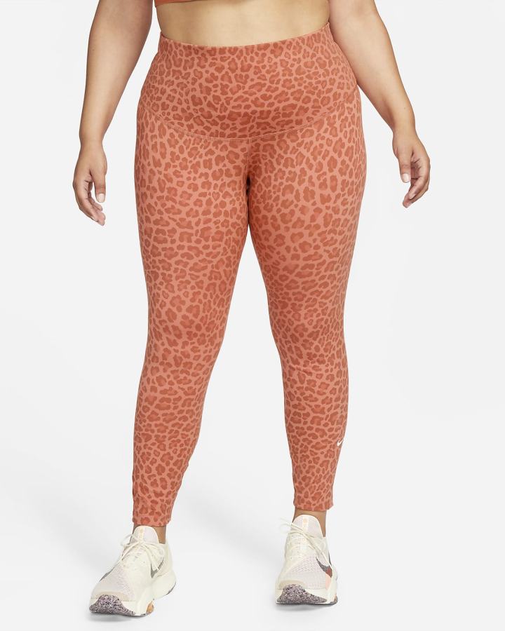 Leggins Nike Dri-FIT One High-Waisted Printed Mujer Blancas | CUHXV-7413