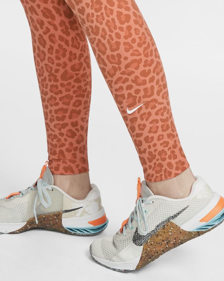 Leggins Nike Dri-FIT One High-Waisted Printed Mujer Blancas | RADIO-6890