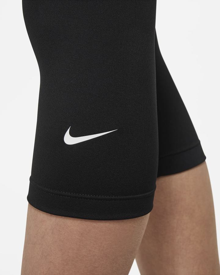 Leggins Nike Dri-FIT One Kids Capri Niña Negras Blancas | QLIFM-7946