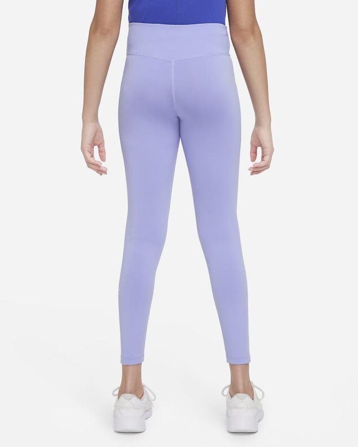 Leggins Nike Dri-FIT One Kids (Extended Size) Niña Blancas | TMPXO-1902